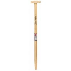 IDEALSPATEN T-Stiel Esche Gebogen Lackiert Mit Brennstempel Alle IDEAL-Spaten