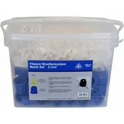 HaWe Fliesen-Nivelliersystem All-in-one-Set 552.30 Verlegehilfe, Plansystem, Verlegesystem, 2mm