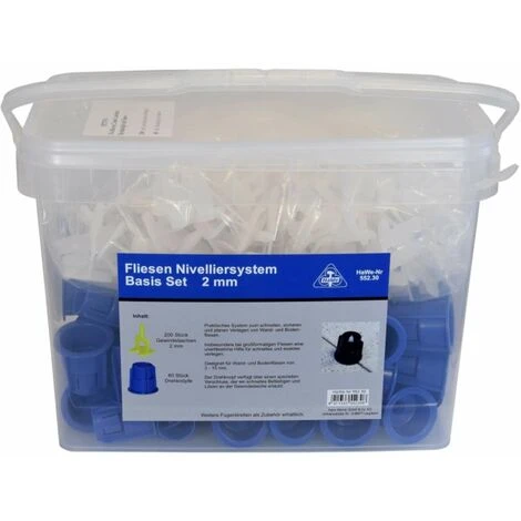 HaWe Fliesen-Nivelliersystem All-in-one-Set 552.30 Verlegehilfe, Plansystem, Verlegesystem, 2mm -Gartenwerkzeugstiele Verkäufe 2025 37858738 1