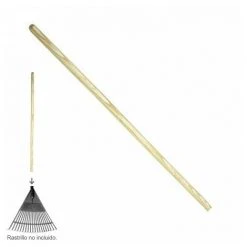 WOLFPACK Mango Madera Cilindrico 1150x22 Mm. Rastrillo/ Cepillo